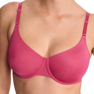 Natori 34D Liquid Full Fit Underwire Bra Seamless Pink